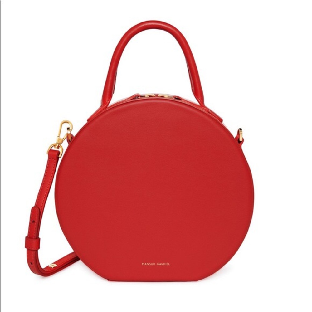Mansur Gavriel calf circle crossbody purse